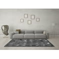 thumbnail image 3 of Ahgly Company Indoor Square Abstract Gray Modern Area Rugs, 8' Square, 3 of 4