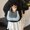 228#Black, variant on Leather Bucket Handbag, Fashion Casual Shoulder Tote with Large Capacity and Durable Waterproof Material, Lightweight Portable Purse for Work, Coffee Shop, Shopping and Daily Use