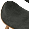 thumbnail image 4 of Simpli Home Marana Dining Chair in Slate Grey Vegan Faux Leather, 4 of 14
