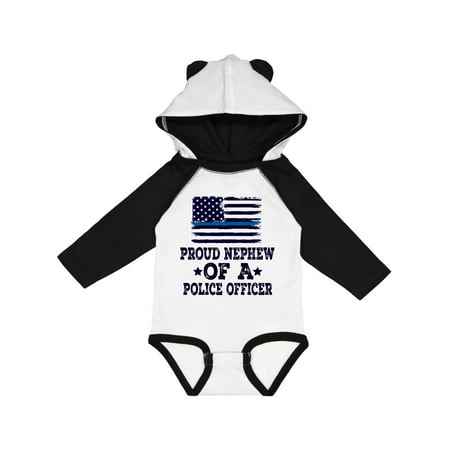 

Inktastic Police Officer Proud Nephew Gift Baby Boy Long Sleeve Bodysuit