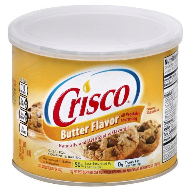 Crisco All Vegetable Butter Flavor Shortening Variety Of Flavors