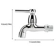 thumbnail image 1 of llave de agua ABS para lavadora, lavabo, lavabo, llave de agua fría con una sola boquilla y mango trasero Unbranded JY11948-02, 1 of 6