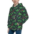 thumbnail image 2 of Sigee Dino Christmas Party for Teenage Zip Up Hoodies Long Sleeve Sweatshirts-Small, 2 of 6