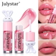 thumbnail image 6 of Julystar Cute Bunny Marble Mirror Lip Gloss, light and watery without greasiness, keeps lips moisturized all day, plumps and shines for a glossy glass-lip look, 6 of 6