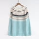 thumbnail image 5 of Ailaofu Women's Fair Isle Sweater Casual Crewneck Long Sleeve Lightweight Vintage Knit Jumper Tops, 5 of 6