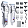 thumbnail image 1 of Professional Cordless Hair Clippers for Men, Trimmers Set and Barber Clippers for Haircut, Beard Trimmer Kit with LCD Display, Grooming Set, Rechargeable Hair Cutting Machine fo, 1 of 6