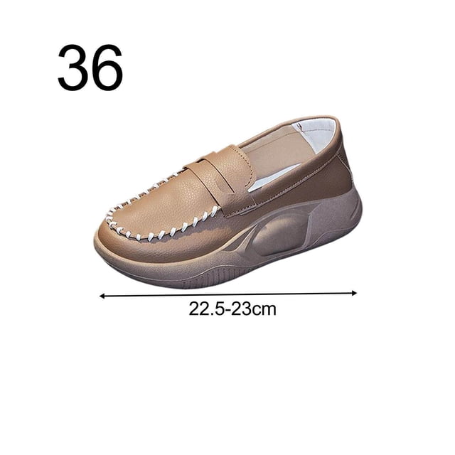 fastboy Chaussures Décontractées pour Femmes Confortables à Enfiler Douces pour Marche Intérieure Extérieure Kaki 36