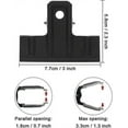 thumbnail image 2 of Black Large Bulldog Clips - Premium Metal Binder Paper Clips For Drawing Board And Crafts, 2 of 5