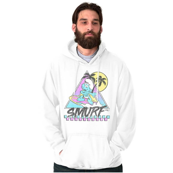 The Smurfs Cartoon Beach Vacation Hoodie Sweatshirt Women Men Brisco Brands S