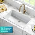 thumbnail image 6 of KRAUS Kitchen Sink Strainer in White, 6 of 7