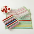 thumbnail image 4 of TEAMD 8Pcs Kitchen Dishcloths for Washing Dishes, Ultra Absorbent Dish Rags, Cotton Cleaning Cloths , 12x12 Inches (Mix), 4 of 5