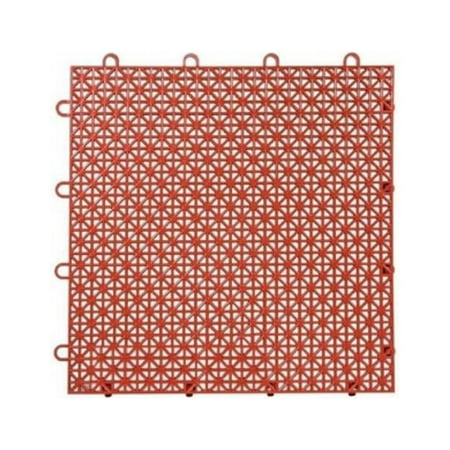 Armadillo Tile, 12" x 12", Red Clay, 9 per Pack