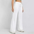 thumbnail image 2 of Outfmvch Wide Leg Pants Woman Sweatpants Women Baleaf Pants Women Barrel Pants Women Cargo Pants Womens Pants Womens Work Pants White Xs, 2 of 6