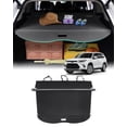 thumbnail image 1 of Powerty Cargo Cover for 2020-2025 2026 Toyota Highlander, Carbon Fiber Texture Trunk Cover Retractable Rear Trunk Cargo Luggage C, 1 of 6