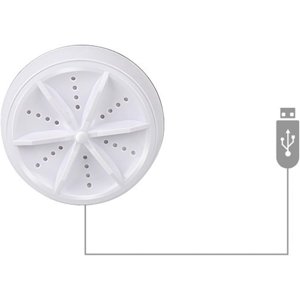 Mini Portable USB Washing Machine,Kitchen Sink Dishwasher,Ultrasonic Turbo Washer for Dishes,Socks,Underwear
