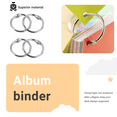 thumbnail image 5 of 100Pcs 19Mm Loose Leaf Binder Rings Key Rings Book Rings Binder Rings for Scrapbook/Album/Craft, 5 of 8