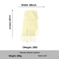 thumbnail image 3 of MESSUEN Winter Scarves Thick Scarf Long Scarves for Women Bufandas Para Mujer Long Scarf for Women Scarves for Women Dressy Z Sky Blue A, 3 of 4