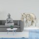 thumbnail image 2 of Estatua de mono, figura de tallada a mano, escultura de Buda en miniatura, adorno de meditación con arenisca o madera, adecuada para escritor, 2 of 8