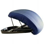 Carex Upeasy Adjustable Foam Wheelchair Seat Assist Cushion, Navy Blue