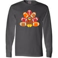 thumbnail image 3 of Inktastic Thanksgiving Cute Football Turkey Long Sleeve T-Shirt, 3 of 5