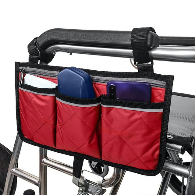 Bolsa Lateral Para Scooter, Bolsa Lateral Para Silla De Ruedas, Organizador De Almacenamiento, Sillas Móviles Multifuncionales, Sillas De Ruedas, Scooters Para Andadores