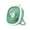 Green, variant on Desk Fan, Wall Mount Fan 2-in-1 with LED Night Light, USB Rechargeable 3-Speed Quiet Personal Table Fan, Portable Small Air Circulator for Bedroom, Home Office, Kitchen, Green