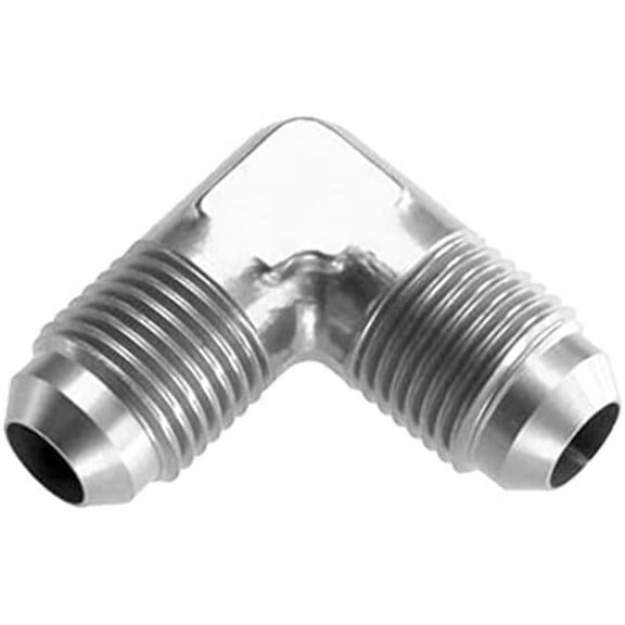 Red Horse Performance 821-12-5 RHP821-12-5 -12 MALE 90 DEGREE AN/JIC FLARE ADAPTER - CLEAR