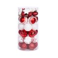thumbnail image 1 of Paquete de 41 adornos de bolas de Navidad, juego de bolas de Navidad pintadas con estrellas, árbol de Navidad, boda, decoración de fiesta Zhivalor CPB-SSW204-1, 1 of 5