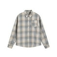 thumbnail image 2 of LIaqionyy Mens Big and Tall Shirts Formal Button down Plaid Long Sleeve Dress Shirt Work Business Casual Tops, 2 of 7