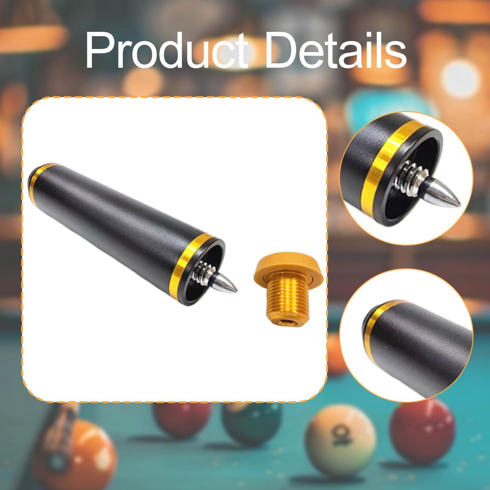 GARENDE Pool Cue Extension Attachment Pool Cue Stick Extender for Enthusiast Athlete