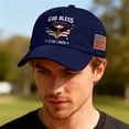 thumbnail image 3 of WKSCLPAI USA 250th Anniversary Hat - God Bless American Flag & Eagle Printed Baseball Cap, 2026 USA 250th Celebration Patriotic Hat for Men & Women, 3 of 9