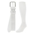 thumbnail image 2 of Twin City Baseball Sock & Belt Combo White Medium, 2 of 2