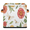 Multicolor 1, variant on CURLYOOT Red Floral Summer Spring 11 x 11 Inch Cube Storage Bin, Fabric Storage Cube Foldable Basket with Leather Handles, Organizer Basket for Closet Shelves