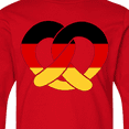 thumbnail image 4 of Inktastic German Flag in Pretzel Shape Long Sleeve Youth T-Shirt, 4 of 5