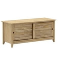 thumbnail image 6 of Greenport Storage Bench, Solid Wood with a Brushed Driftwood Finish, 6 of 10