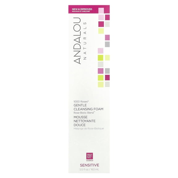 Andalou Naturals Gentle Face Cleansing Foam, [Scent/Type] - 5.5 oz