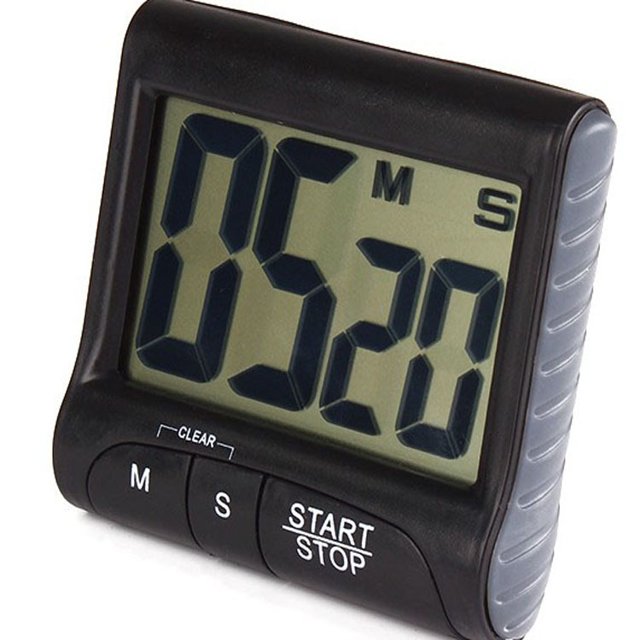 1 temporizador y cronómetro de cocina digital, pantalla grande, dígitos en negrita, operación simple, alarma fuerte, soporte magnético para cocinar y en el aula XianweiShao 8390605960369