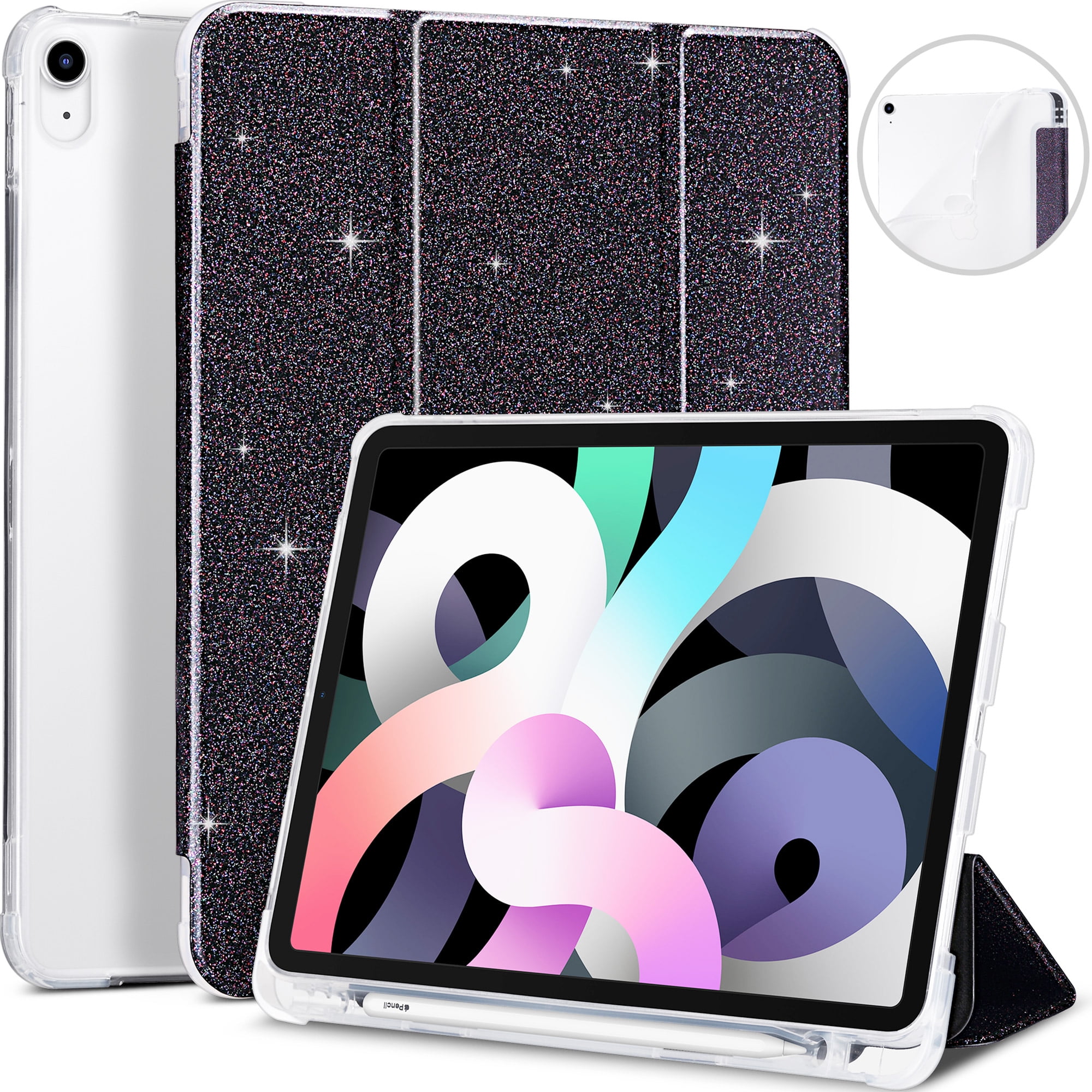 2020 Colorful Rainbow Vertical  Hard Back Case for iPad 6 5 9.7 iPad mini 4 5 iPad Pro 12.9 11 10.5 10.2 iPad Air 2 3 4 iPad Air