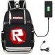 thumbnail image 1 of Mochila con estampado a la moda para niño y niña, Bolsa Escolar con USB para viaje, resistente al agua, mochila grande para adolescente, 2020, 1 of 4