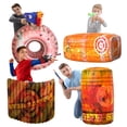 thumbnail image 1 of Juego de obstáculos inflables Battle Bunkers Skywin de 4 piezas, color naranja, 1 of 7