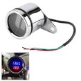 thumbnail image 2 of Tachometer Gauge, Featuring Excellent Workmanship 12V DC 2 In 1 Design Tachometer  For Meauring Voltage Of Motorcycle, 2 of 8