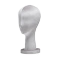 thumbnail image 2 of Runquan Mannequin Head Hat Rack Multifunctional Head for DIY Decoration Hats Gray Short, 2 of 8