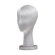 thumbnail image 2 of Soporte para pelucas cabeza de maniquí peluca profesional de terciopelo modelo de exhibición cabeza de maniquí soporte para peluca para sombreros Gris Corto, 2 of 8