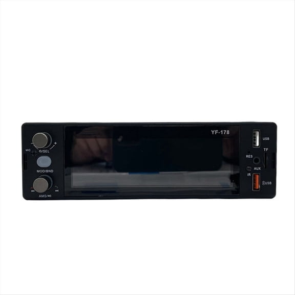 1Din MP3 Car Radio Audio Stereo FM AUX Input Receiver Bluetooth Multimedia Auto Radio Player Car High Power Amplifier,1 x Car Radio,Black