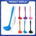 thumbnail image 2 of 2 Pcs Silicone Soup Ladle, Premium Silicone Cooking Ladle, Silicone Heat Serving Spoon Basting Spoon for Kitchen Use 8.26", 2 of 7