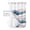 Blue, variant on No Hook Shower Curtain with Snap in Liner, Gradient Ocean Waves Cyan Gradient Waves Hotel Shower Curtains for Bathroom, Washable Shower Curtain Liner Set with Mesh Top Window, 36"x72"