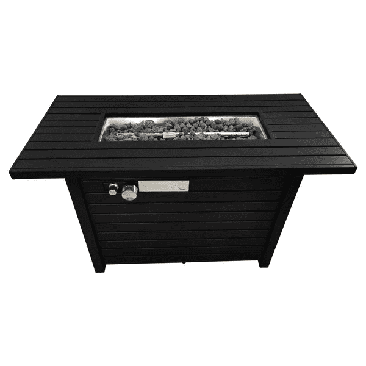 Miekor Furniture 24" H Steel Propane Outdoor Fire Pit Table With Lid - CM-1124 18444