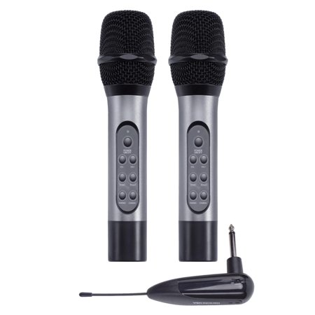 Karaoke USA Dual UHF Microph one