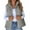 Grey, variant on Rigardu Puffer Vest Women Corduroy Cropped Puffer Vest for Women Lightweight Stand Collar Sleeveless Jackets Zip Up Clothes Fashion 2024 Vest Coats for Women Brown L