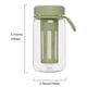 thumbnail image 2 of Kallbryggd Kaffebryggare Resemugg med Mjukt Silikonhandtag Portabel Iskaffe & Te Infuser m, 2 of 5